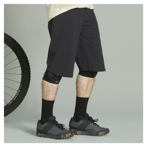Pánske krátke nohavice na horskú cyklistiku Enduro / All Mountain čierne ROCKRIDER