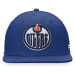 Edmonton Oilers čiapka flat šiltovka Core Snapback blue