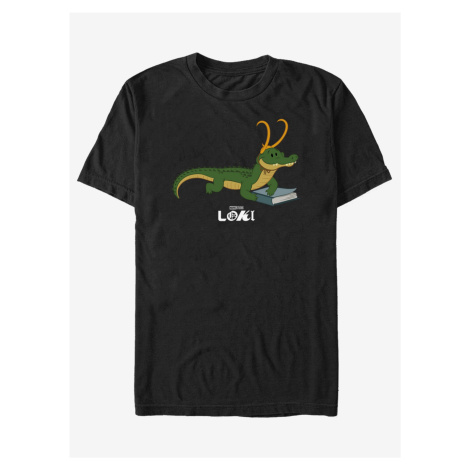 Čierne unisex tričko ZOOT.Fan Marvel Gator Loki Hero