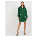 TMAVOZELENÁ OVERSIZE MIKINA S VRECKAMI RV-BL-8149.91P-DARK GREEN