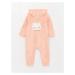 LC Waikiki Hooded Long Sleeve Baby Girl Plush Jumpsuit city