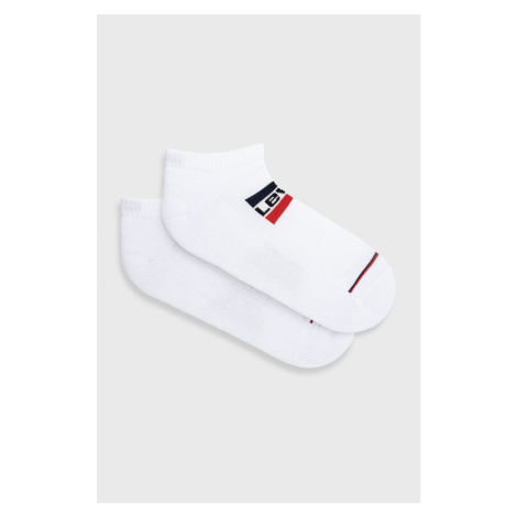 Ponožky Levi's 37157.0737-white, pánske, biela farba Levi´s