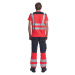 Cerva Knoxfield Hvps Unisex tričko HI-VIS 03040134 červená