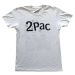 2Pac Tričko Changes Back Repeat Unisex White