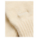 RUKAVICE GANT D1. SOFT MIX RIB KNITTED GLOVES biela