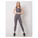 Dark grey Hailie FOR FITNESS track suit