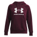 Under Armour RIVAL FLEECE BIG LOGO Dámska mikina, vínová, veľkosť