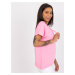 Pink Blouse with Short Sleeves Antonine RUE PARIS
