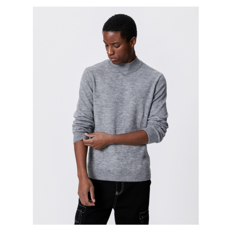 Koton Basic Knitwear Sweater Half Turtleneck Slim Cut