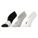 Calvin Klein FOOTIE HIGH CUT 3P Dámske ponožky, čierna, veľkosť