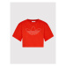 Adidas Tričko HK5175 Červená Loose Fit