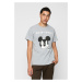 Men's T-shirt Mickey Japanese gray