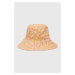 Bavlnený klobúk Billabong oranžová farba, bavlnený