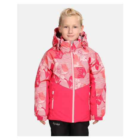 Girls' ski jacket Kilpi SAMARA-JG Pink