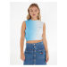 Svetlo modrý dámsky crop top Tommy Jeans