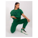 Dark green tracksuit with insulation
