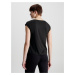 Dámske tričko Lounge T-Shirt WIDE NECK 000QS6794EUB1 čierna - Calvin Klein