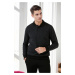 77856 Dewberry Polo Neck Mens Sweater-ANTHRACITE