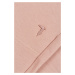 Tepláky Trussardi Trousers Logo Embroidery Cotton Brushed Fleece Ružová