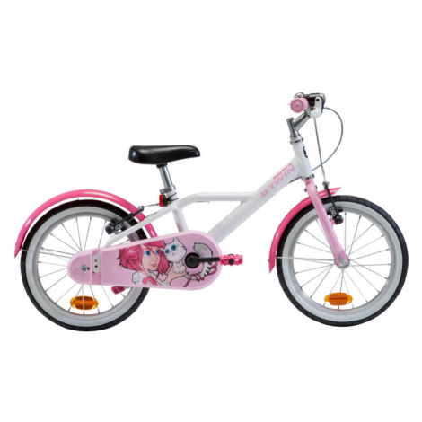 16-palcový dievčenský bicykel pre deti od 4,5 do 6 rokov 500 Docto Girl
