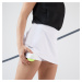 Dámska tenisová sukňa Essentiel 100 biela