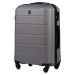 GRAFITOVO SIVÁ SADA 4 ŠKRUPINOVÝCH KUFROV GAN01, LUGGAGE 4 SETS (L,M,S,XS) WINGS, TITAN BLUE