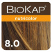 BIOKAP Nutricolor Farba na vlasy Svetlý blond 8.0 - BIOKAP
