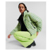 Bunda Karl Lagerfeld Boucle Puffer Jacket Green/Yellow Boucle