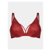 Hunkemöller Podprsenka Bralette Ivana Up 203610 Červená