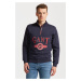 MIKINA GANT RETRO CREST HALFZIP EVENING BLUE