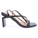 DGN K9001 Women's Flat Toe Cross-Band Heel Sandals