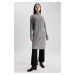 DEFACTO Regular Fit Half Turtleneck Dress