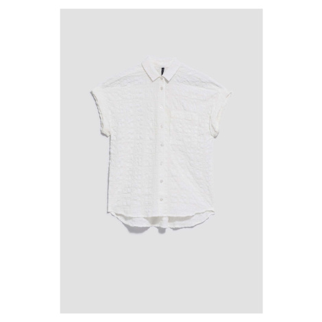 WOMEN'S SHIRT L-KO-4022 WHITE Moodo