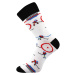 Lonka Woodoo Sólo Unisex trendy ponožky BM000002828600101372 vzor 02 / hokej