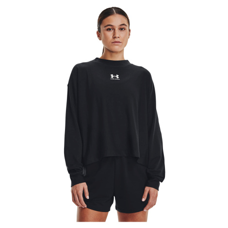 Mikina Under Armour Rival Terry Oversized Crw Black