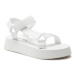 Calvin Klein Jeans Sandále Sandal Velcro Webbing Dc YW0YW01353 Biela