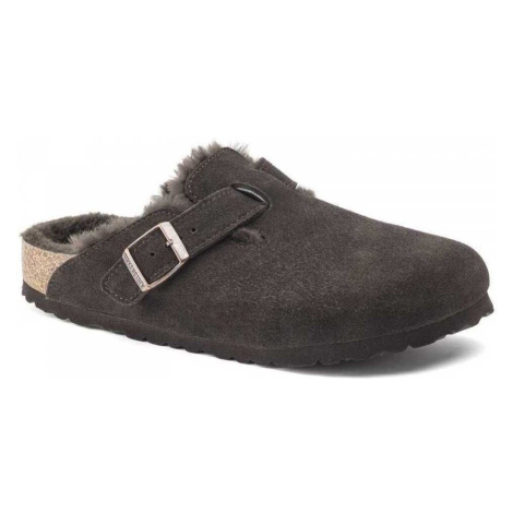 Birkenstock  Boston shearling leve  Sandále Hnedá