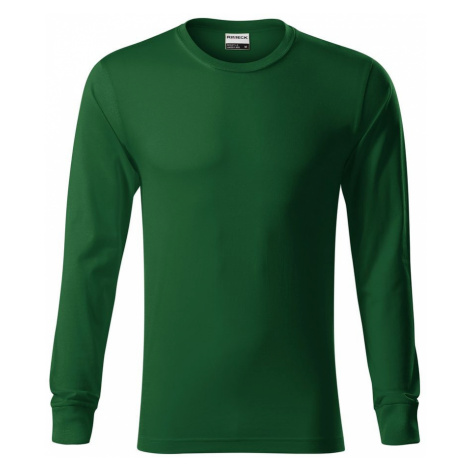 MALFINI Tričko s dlhým rukávom Resist LS - Fľaškovo zelená