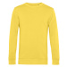 B&amp;C Unisex tričko s dlhým rukávom WU31B Yellow Fizz