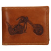 Pánska kožená peňaženka SendiDesign Moto - koňak