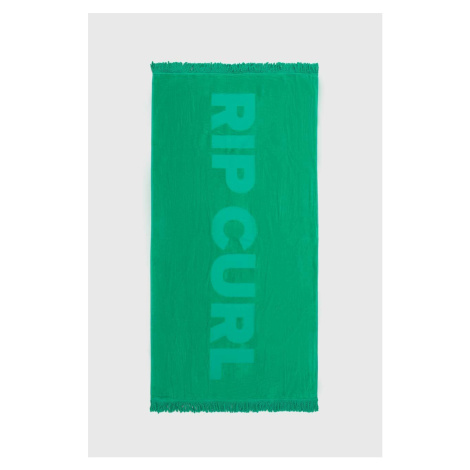 Bavlnený uterák Rip Curl zelená farba