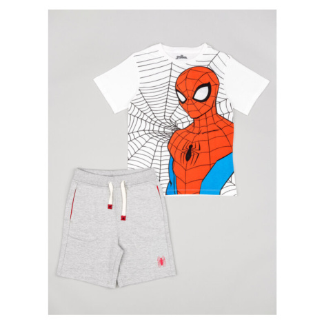 Zippy Súprava Tričko a šortky Spider-Man ZKBAP0602 23002 Biela Regular Fit