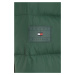 Detská páperová bunda Tommy Hilfiger zelená farba