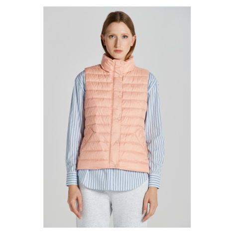 VESTA GANT LIGHT DOWN VEST SALMON PINK