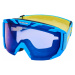 BLIZZARD-Ski Gog. 925 MDAZO, neon blue matt, smoke2, blue mirror Modrá