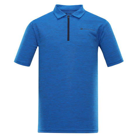 Pánské rychleschnoucí polo triko ALPINE PRO DONN electric blue lemonade S