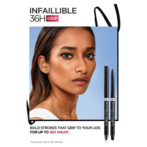 L'Oréal Paris Infaillible Grip 36h Gel Automatic Liner Dark Blue ceruzka na oči, 5 g