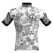 Rosti PACE AND LOVE Pánsky cyklistický dres, biela, veľkosť