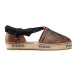 Pinko Espadrilky Angelica PE 22 BLKS1 1H2119 Y86A Hnedá