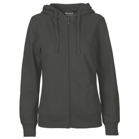 Neutral Dámska mikina na zips NE83301 Charcoal